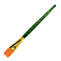 Princeton Series 4350 Ashley Paint Brush, 3/4", Stroke Bristle, Synthetic, Green