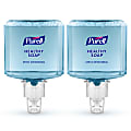 PURELL® Brand 0.5% BAK Antimicrobial HEALTHY SOAP® Foam ES6 Refill, Lightly Fragranced, 40.6 Oz, Pack of 2 1 thumbnail image