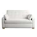 Lifestyle Solutions Serta Andrew Convertible Sofa, Queen Size, Oyster/Natural