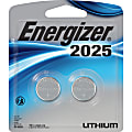Energizer 2025 Lithium Coin Battery 2-Packs - For Multipurpose - CR2025 - 3 V DC - 120 / Carton
