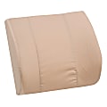 DMI® Lumbar Back Support Foam Cushion Pillow With Strap, 14"H x 13"W x 3"D, Tan