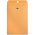 Business Source Heavy-duty Clasp Envelopes - Clasp - #75 - 7 1/2" Width x 10 1/2" Length - 28 lb - Clasp - Kraft - Kraft - 100 / Box 1 thumbnail image