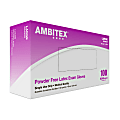 Tradex International Powder-Free Latex Exam Gloves, Large, White, Box Of 100 Gloves 1 thumbnail image