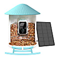 Birdfy® Feeder 1 AI-Enabled Smart Bird Feeder with Camera and Solar Panel, Blue 1 thumbnail image