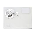 Anglers String & Button Closure Poly Envelopes, 8 1/2" x 11", Clear, Pack Of 4 1 thumbnail image