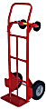 2-Position Convertible Hand Truck, 800 lb Load Cap, 8 in x 14 in Toe Plate, Flow Back Handle, Solid Puncture Proof Wheels 1 thumbnail image