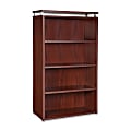 Lorell® Ascent Series Bookcase, 4-Shelf, Mahogany