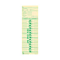 TOPS® Payroll Calculation Time Cards, Number Days, 3.5" x 10.5", Manila, Pack Of 100 1 thumbnail image