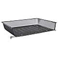 Rolodex® Mesh Workspace Letter Tray, Black/Silver 1 thumbnail image