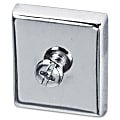 Lorell® Heavy-Duty Cubicle Magnets, Silver, Pack Of 2 1 thumbnail image