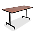 Lorell® Rectangular Training Table Top, 1 1/2"H x 60"W x 24"D, Cherry