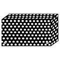 Ashley Black/White Dots Design Index Card Holder - For Index Card 4" x 6" Sheet - Polka Dot Design - Multi - Polypropylene - 5 / Pack