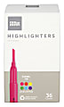 Office Depot® Brand Pen-Style Highlighters, Chisel Tip, 100% Recycled Plastic Barrel, Assorted Colors, Pack Of 36 1 thumbnail image