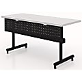 Lorell® Rectangular Training Table Modesty Panel, For 48"W Table, Black 1 thumbnail image