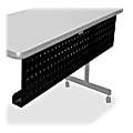 Lorell® Rectangular Training Table Modesty Panel, For 60"W Table, Black