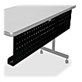 Lorell® Rectangular Training Table Modesty Panel, For 60"W Table, Black 1 thumbnail image