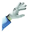 HyFlex Precision 11-600 Gloves with Liner - 10 Size Number - X-Large Size - Polyurethane, Nylon - White - For Packaging, Inspection - 2 / Pair