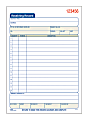 Tops Receiving Record Book, 5 1/2" x 7 7/8", 3-Part, White/Canary/Pink, Set Of 50 1 thumbnail image