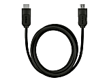 Belkin HDMI Cable, M/M - 8 ft HDMI A/V Cable for TV, Audio/Video Device - First End: 1 x 19-pin HDMI Type A Digital Audio/Video - Male - Second End: 1 x 19-pin HDMI Type A Digital Audio/Video - Male - CL2 - Black