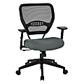 Office Star™ Professional Ergonomic Mid-Back AirGrid Managers Chair, Gray 1 thumbnail image