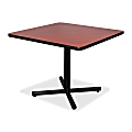 Lorell Hospitality Breakroom Table Top - Square Top - 42" Table Top Length x 42" Table Top Width x 1.25" Table Top Thickness - Assembly Required