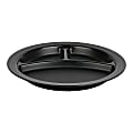 Cambro Camwear® 3-Compartment Dinnerware Plates, 9", Black, Pack Of 48 Plates 1 thumbnail image