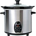 Brentwood SC-130S Slow Cooker - 3 quart - Stainless Steel 1 thumbnail image