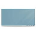 Ghent Aria Low Profile Magnetic Dry-Erase Whiteboard, Glass, 36” x 60”, Denim