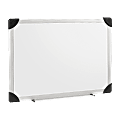Lorell® Non-Magnetic Dry-Erase Whiteboard, 72" x 48", Aluminum Frame With Silver Finish