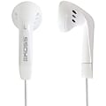Koss KE5 Earphone - Stereo - Mini-phone (3.5mm) - Wired - 16 Ohm - 60 Hz to 20 kHz - Earbud - Binaural - Outer-ear - 4 ft Cable - White 1 thumbnail image