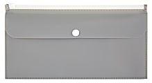 Office Depot® Brand 2-Pocket Envelope, 1-1/4" Expansion, Check Size, Gray 1 thumbnail image