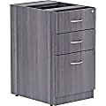 Lorell® Essentials 22"D Vertical 3-Drawer Pedestal File Cabinet, Weathered Charcoal 1 thumbnail image