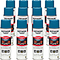 Rust-Oleum Industrial Choice Precision Line Marking Paint - 17 fl oz - 12 / Carton - Caution Blue 1 thumbnail image