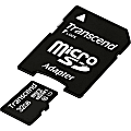 Transcend Premium 32 GB Class 10/UHS-I microSDHC - 90 MB/s Read - 25 MB/s Write 1 thumbnail image