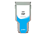 Clover Imaging Group - 300 ml - High Yield - cyan - compatible - ink cartridge (alternative for: HP 727) -  - WH727XLC 1 thumbnail image