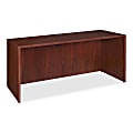 Lorell® Essentials 72"W Credenza Shell Computer Desk, Mahogany