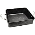 The Rock Oven And Bakeware Dish, 9" x 9" x 2", Black