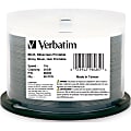 Verbatim BD-R 25GB 16X Shiny Silver Silk Screen Printable, Hub Printable - 50pk Spindle - 50pk Spindle 1 thumbnail image
