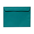 LUX Booklet 9" x 12" Envelopes, Gummed Seal, Teal, Pack Of 500 1 thumbnail image