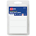 Avery® Multi-Use Permanent Labels, 6113, 1" x 2-3/4" Rectangle, White, Pack Of 128 Labels