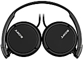 Sony® Wired On-Ear Headphones, Black, MDRZX110/BLK
