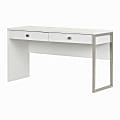 South Shore Interface 53"W Computer Desk With 2 Drawers, Pure White 1 thumbnail image