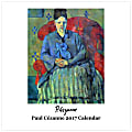 Retrospect Monthly Square Wall Calendar, 12 1/4" x 12", Paul Cézanne, January to December 2017