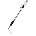 Pentel® RSVP Ballpoint Pens, Fine Point, 0.7 mm, Transparent Barrel, Black Ink, Pack Of 2 Pens