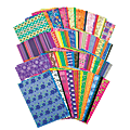 Roylco® Decorative Hues Paper, 5 1/2" x 8 1/2", Multicolor, 192 Sheets Per Pack, Set Of 2