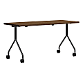 HON Between Nesting Table, 29"H x 72"W x 30"D, Brown/Black 1 thumbnail image