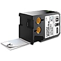 DYMO® XTL Laminated Wire/Cable Wrap, DYM1868708, Permanent Adhesive, 1 1/2"W x 1 9/16"L, Rectangle, Thermal Transfer, White, Vinyl, Roll Of 150 1 thumbnail image