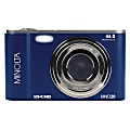 Minolta MND20 44-Megapixel HD 16x Zoom Digital Camera With 2.7K Quad Lens, Blue