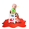 Floortex® Colortex® Multi-Purpose Mat for Hard Floors, 40" x 40", Red 1 thumbnail image