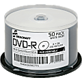 SKILCRAFT® Inkjet Printable DVD-R Recordable Media With Spindle, 4.70 GB/120 Minutes, Pack Of 50 Pack 1 thumbnail image